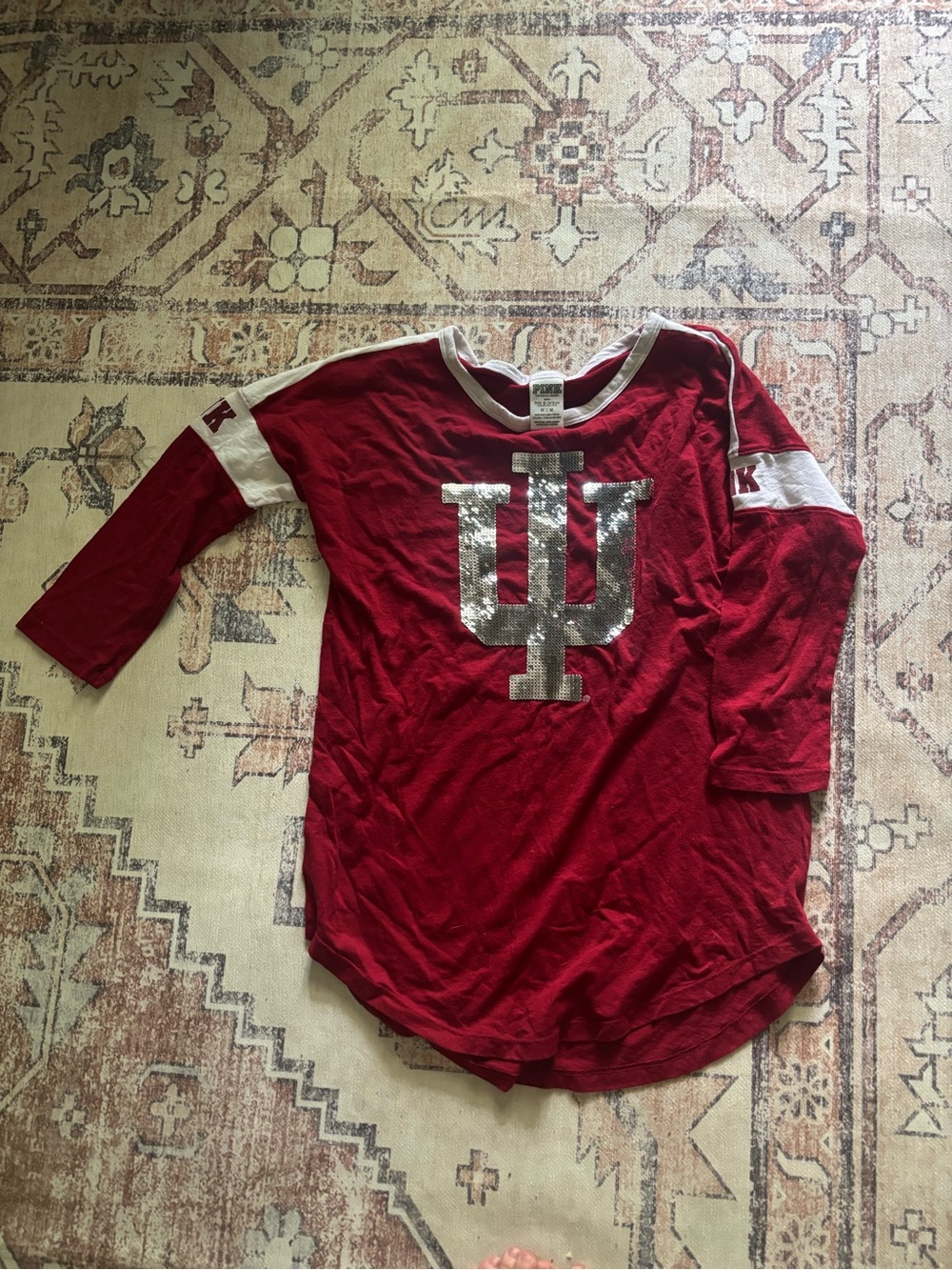 Vintage VS PINK Indiana sequined shirt